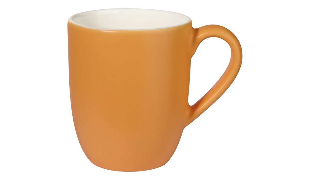 Henkelbecher  Grande Colore ¦ orange ¦ Steingut Ø: 9.5 Geschirr > Tassen - Höffner