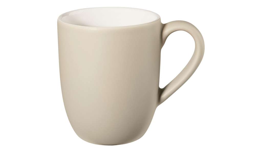 ASA SELECTION Henkelbecher  Grande Colore ¦ grau ¦ Steingut Ø: 9.5 Geschirr > Tassen - Höffner