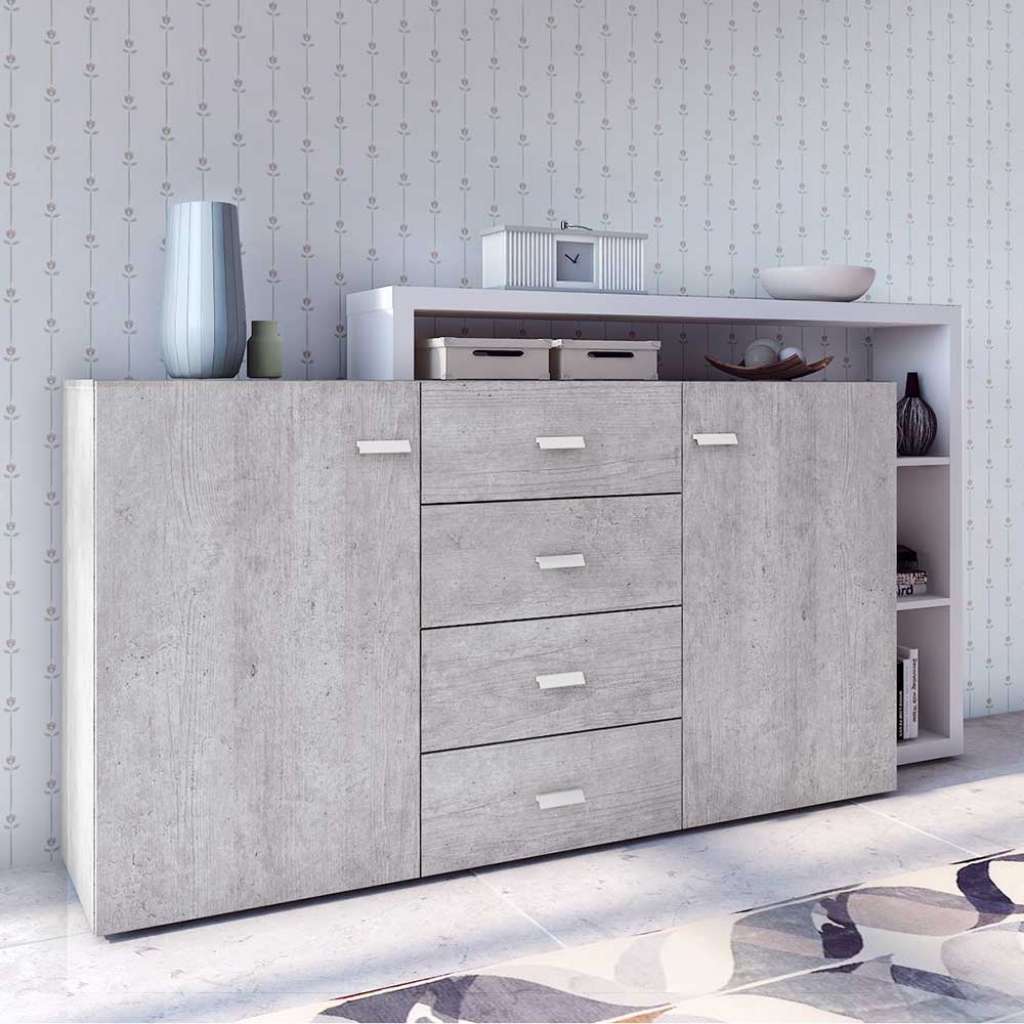 Sidebord mit vier Schubladen und zwei Türen modernem Design
