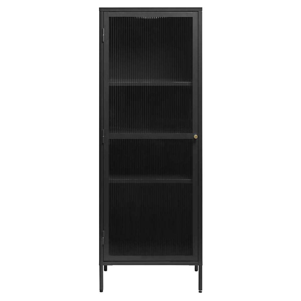 Schrank Vitrine im Industry und Loft Stil Glastür