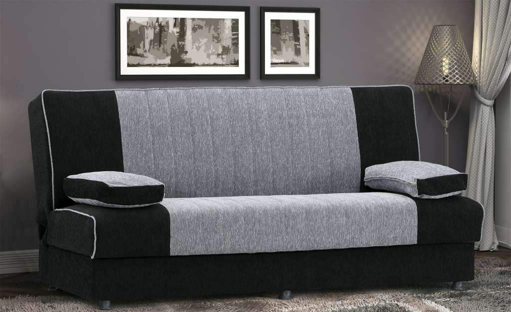 Schlafsofa  Kiki ¦ grau Polstermöbel > Sofas > 3-Sitzer - Höffner