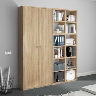 Made in Germany Regalwand in modernem Design 185 cm breit
