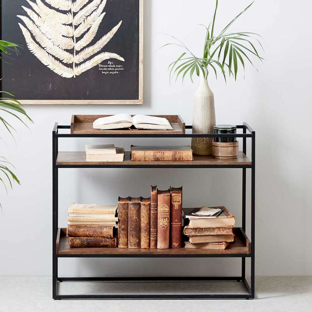 Modernes Esszimmerregal im Industry und Loft Stil 90 cm breit