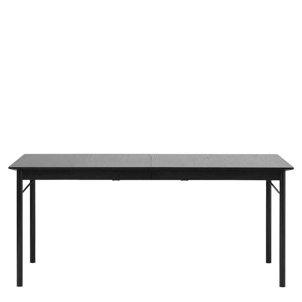 Mittelauszug Tisch Esszimmer in Schwarz modernes Design