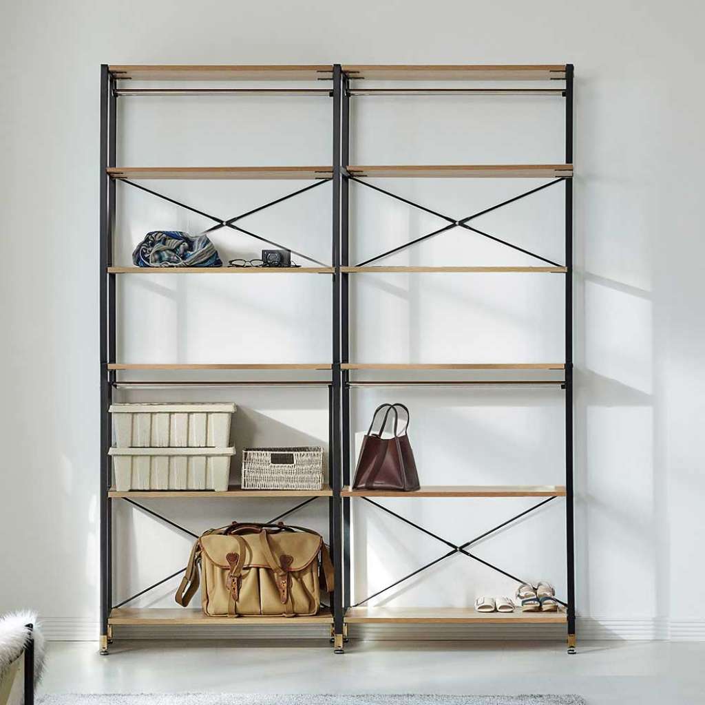 Garderobenkombination im Industry und Loft Stil 210 cm hoch