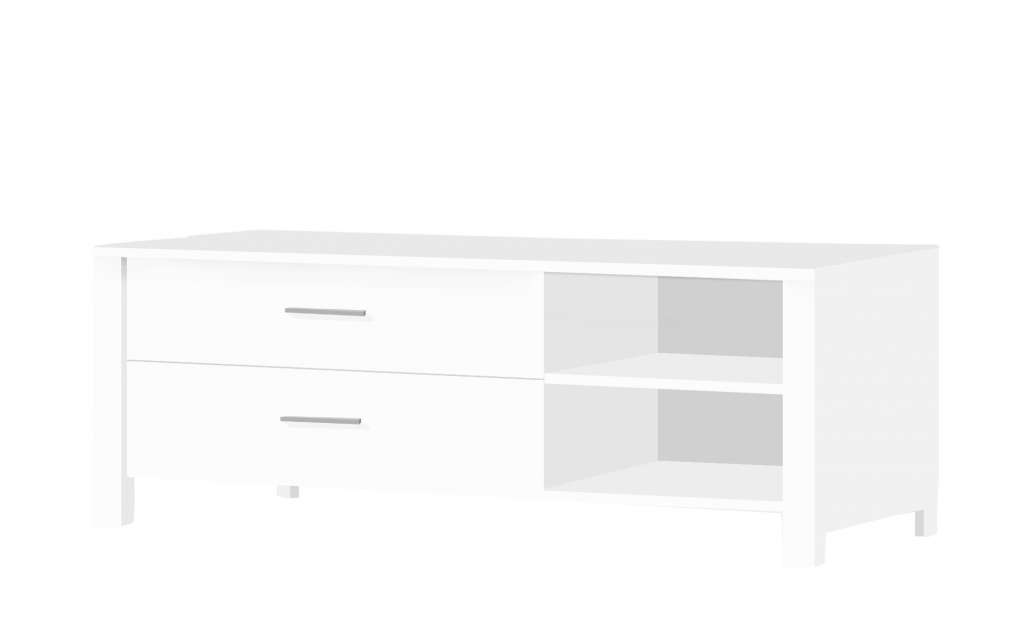 TV-Lowboard  Dallas ¦ weiß Kommoden & Sideboards > Lowboards - Höffner