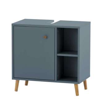 Waschbeckenunterschrank mit Siphon Ausschnitt Skandi Design