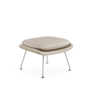 Knoll International - Saarinen Womb Ottoman - Relax Daunen - Volo beige braun - indoor