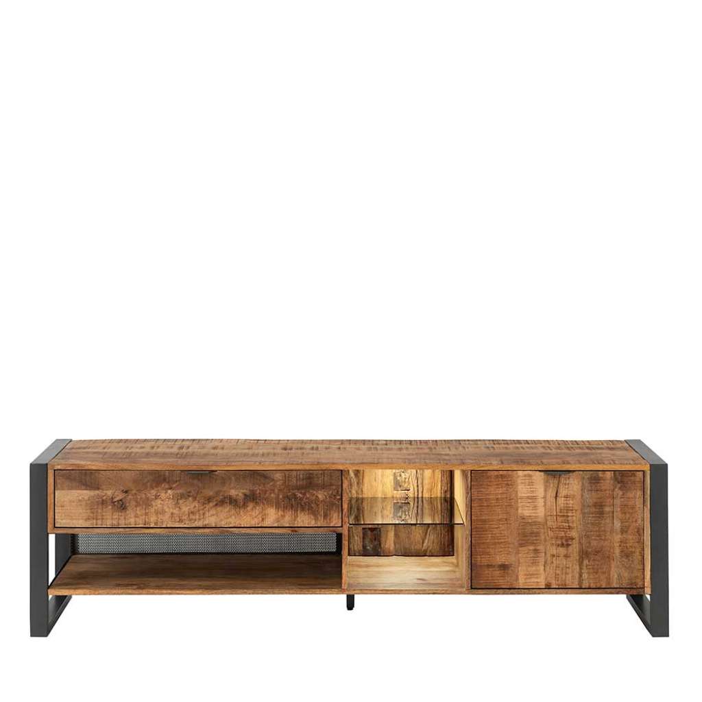 Flachstrecke Wohnzimmer im Industry und Loft Stil 180 cm breit