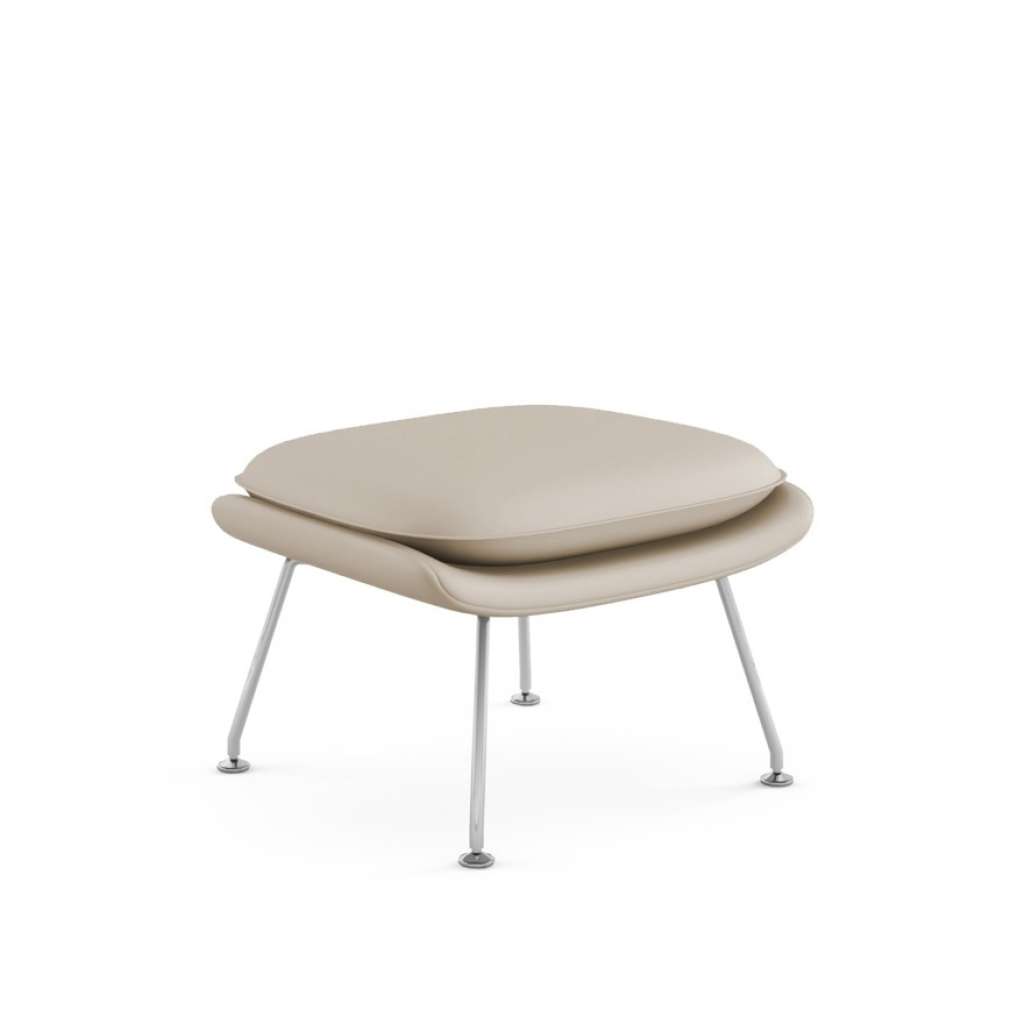 Knoll International - Saarinen Womb Ottoman - Relax Polyester - Volo beige braun - indoor