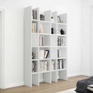 Esszimmerregal für Bücher Raumteiler 222 cm hoch - 145 cm breit