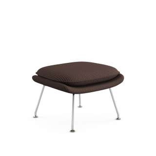 Knoll International - Saarinen Womb Ottoman - Relax Polyester - Cato braun - indoor