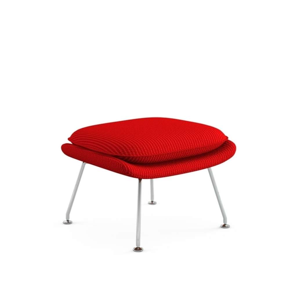 Knoll International - Saarinen Womb Ottoman - Relax Daunen - Cato rot - indoor