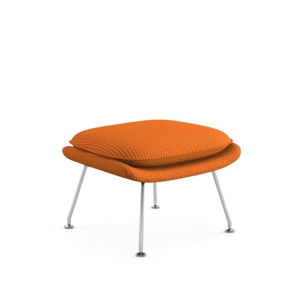 Knoll International - Saarinen Womb Ottoman - Relax Daunen - Cato orange - indoor