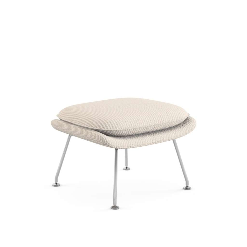 Knoll International - Saarinen Womb Ottoman - Relax Daunen - Cato ungefärbt - indoor