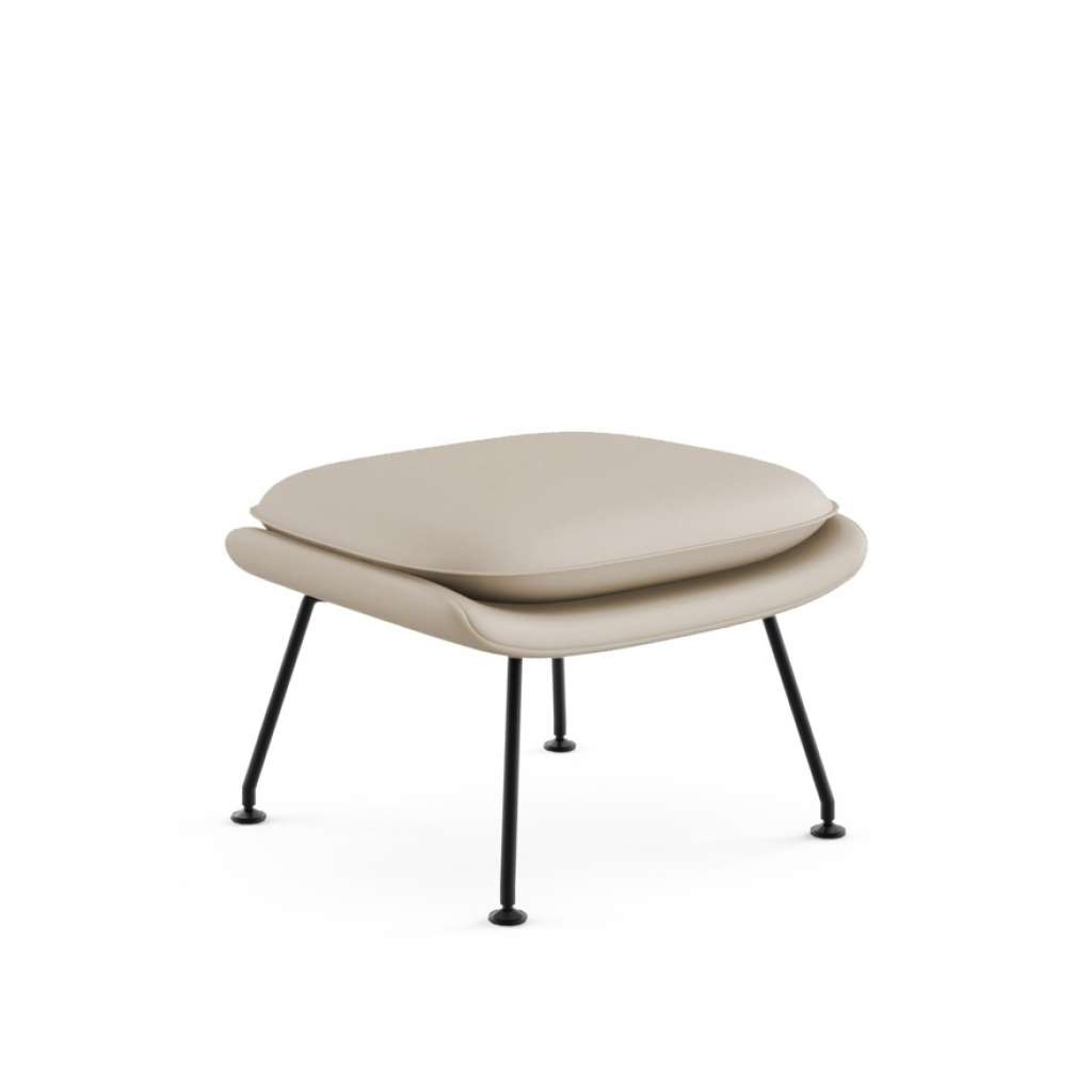 Knoll International - Saarinen Womb Ottoman - Relax Daunen - Volo beige braun - indoor