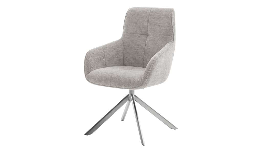 Polsterstuhl mit Armlehnen  Yalo ¦ braun Stühle > Esszimmerstühle > Esszimmerstühle mit Armlehnen - Höffner