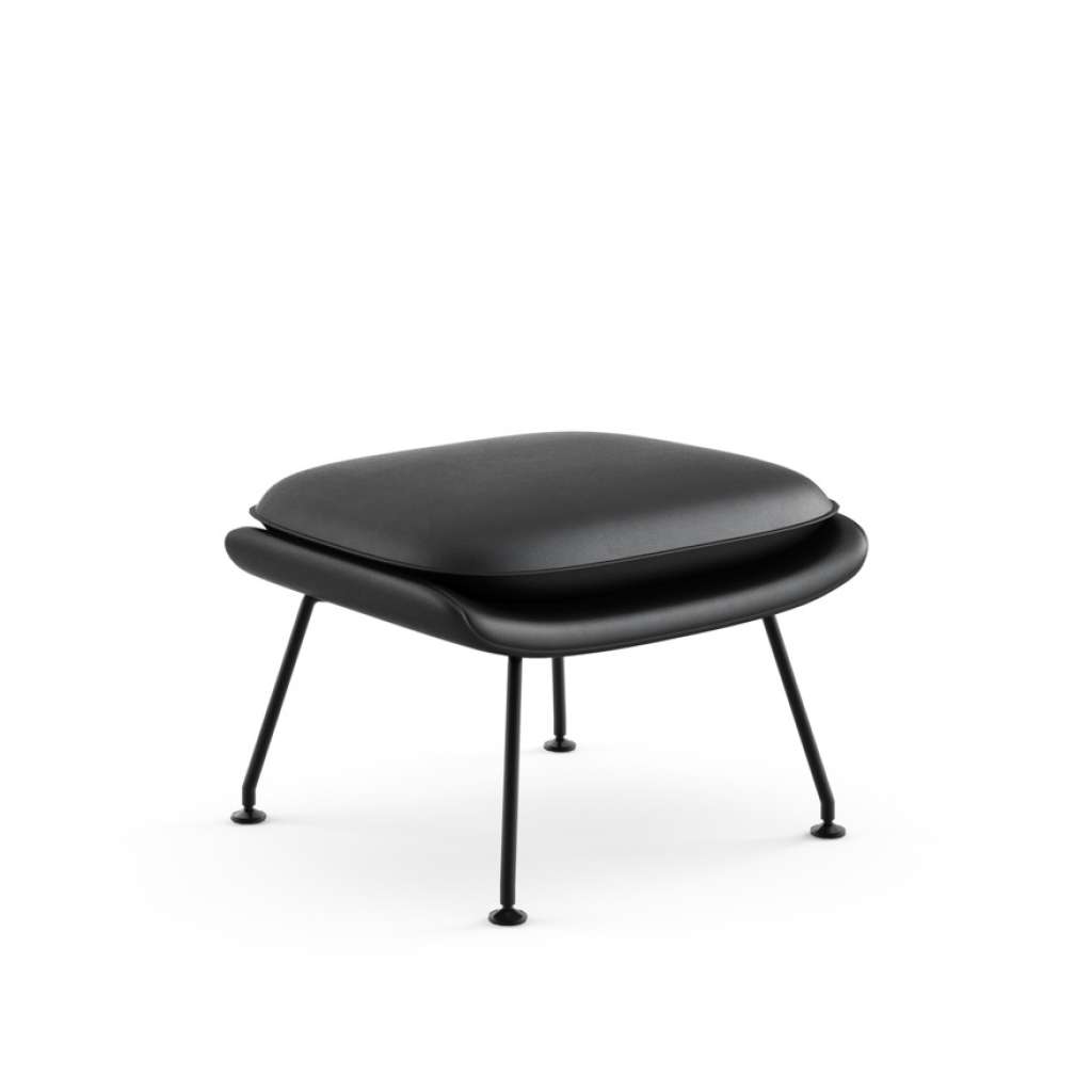 Knoll International - Saarinen Womb Ottoman - Relax Daunen - Volo schwarz - indoor