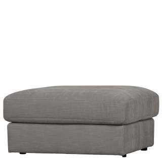 Couchhocker für Modulsofa in Grau Webstoff