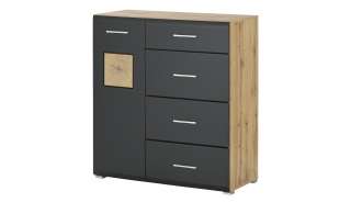 Kommode   Cortina ¦ schwarz Kommoden & Sideboards > Kommoden - Höffner