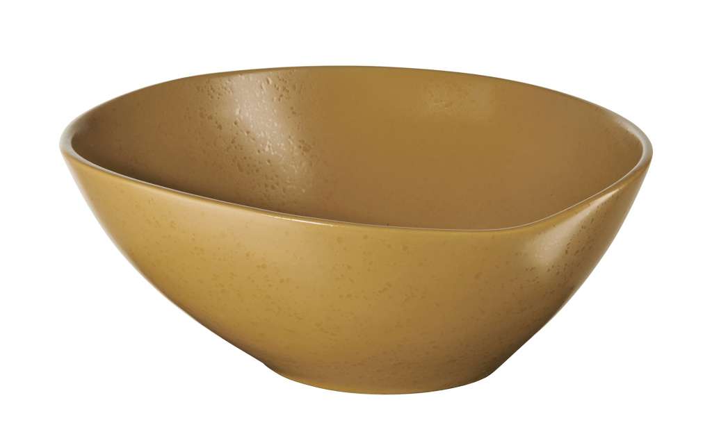 Salatschale  Cuba Ocra ¦ gelb ¦ Steinzeug Ø: 27.5 Geschirr > Schalen - Höffner