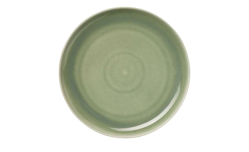 ASA SELECTION Dessertteller ¦ grün ¦ Steinzeug Ø: 21 Geschirr > Teller - Höffner