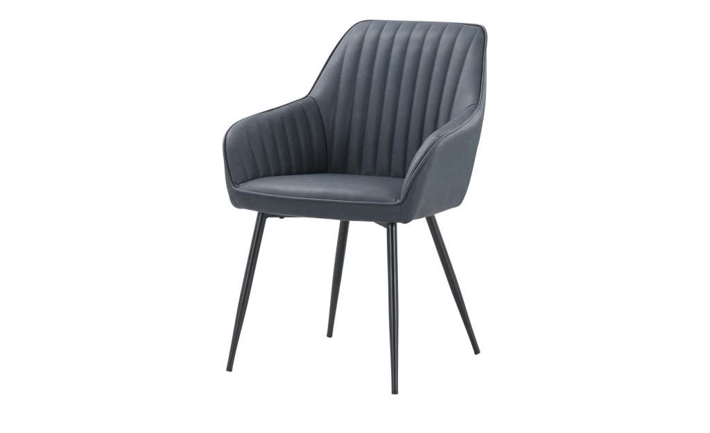 uno Polsterstuhl  Hannes ¦ blau Stühle > Esszimmerstühle > Esszimmerstühle mit Armlehnen - Höffner