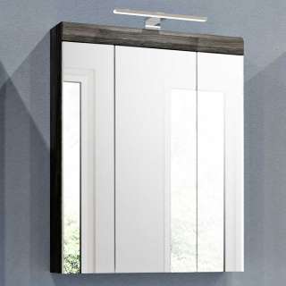 Spiegelschrank Bad in modernem Design 60 cm breit - 19 cm tief