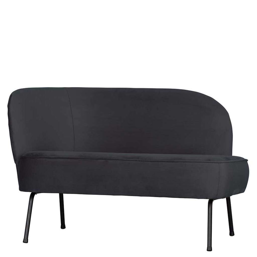 Esszimmercouch mit Vierfußgestell aus Metall 43 cm Sitzhöhe