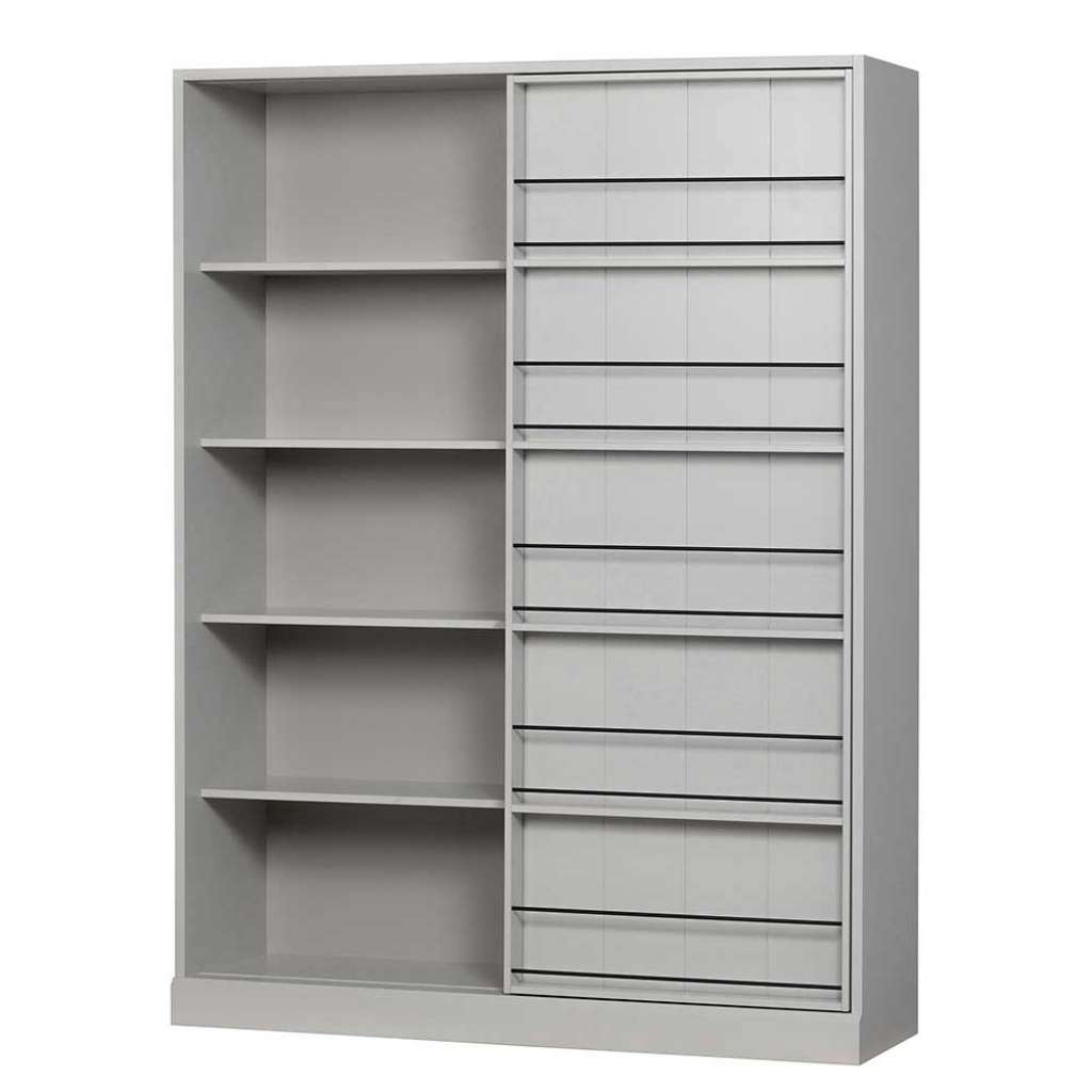 Skandi Schiebetürenschrank in Mintgrün 200 cm hoch -  150 cm breit