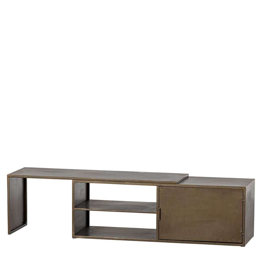Factory Fernsehmöbel aus Metall 160 cm breit - 40 cm hoch