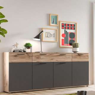 XL Esszimmer Sideboard in modernem Design 200x91x40 cm