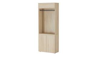 smart Garderobenschrank  Ben ¦ holzfarben Garderoben & Kleiderstangen > Schuhschränke - Höffner