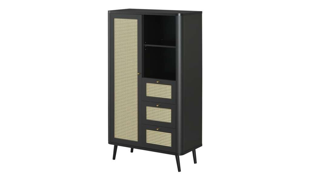Roomers Highboard   Vienna Premium ¦ schwarz Kommoden & Sideboards > Kommoden - Höffner