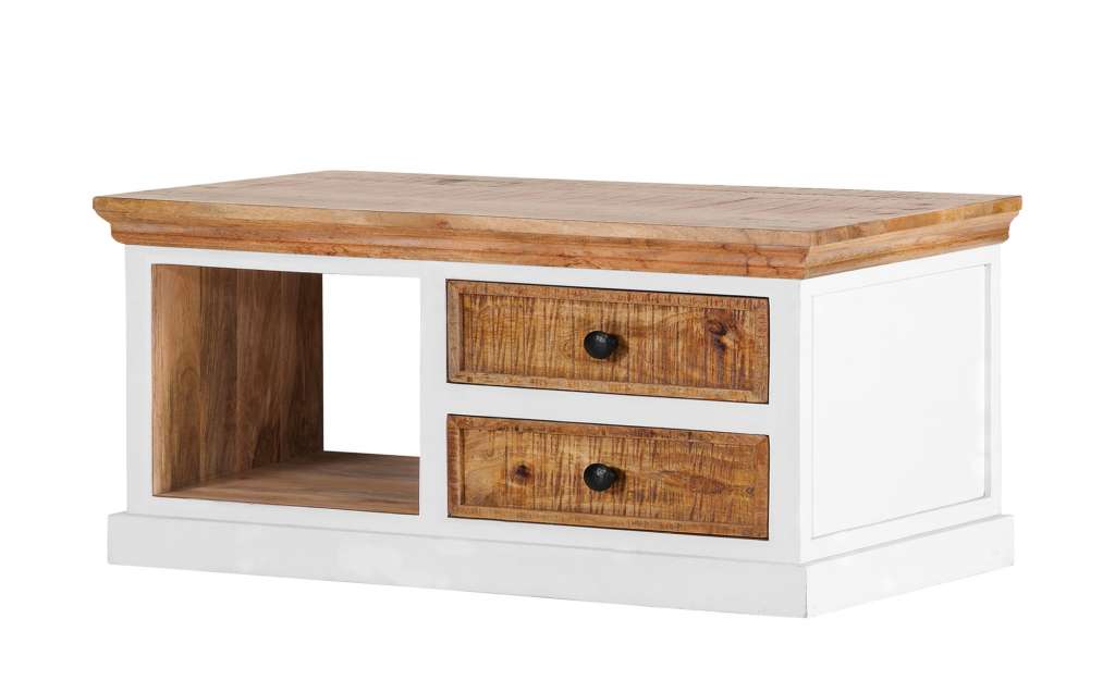Woodford Couchtisch  Sora ¦ weiß Tische > Couchtische > Couchtisch Massivholz - Höffner
