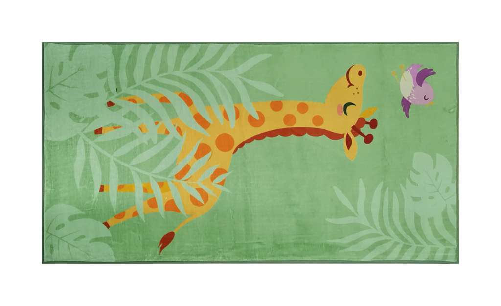 HOME STORY Kurzflorteppich  Giraffen ¦ Synthethische Fasern Teppiche > Kinderteppiche - Höffner
