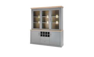 Vitrine ¦ grau Kommoden & Sideboards > Vitrinen - Höffner