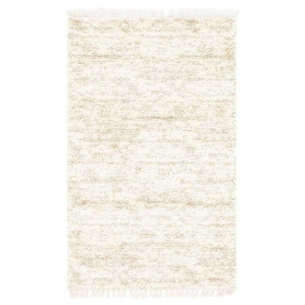 Hochflor Teppiche und Läufer in Cremefarben Hellbraun