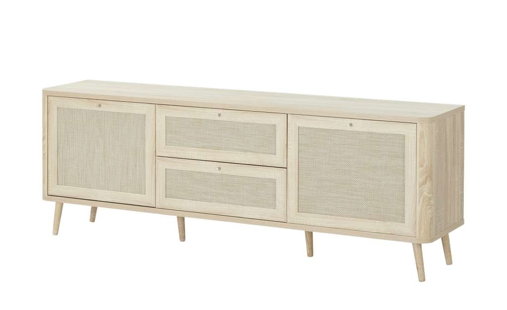 Roomers TV-Lowboard  Rafia Premium ¦ holzfarben Kommoden & Sideboards > Lowboards - Höffner