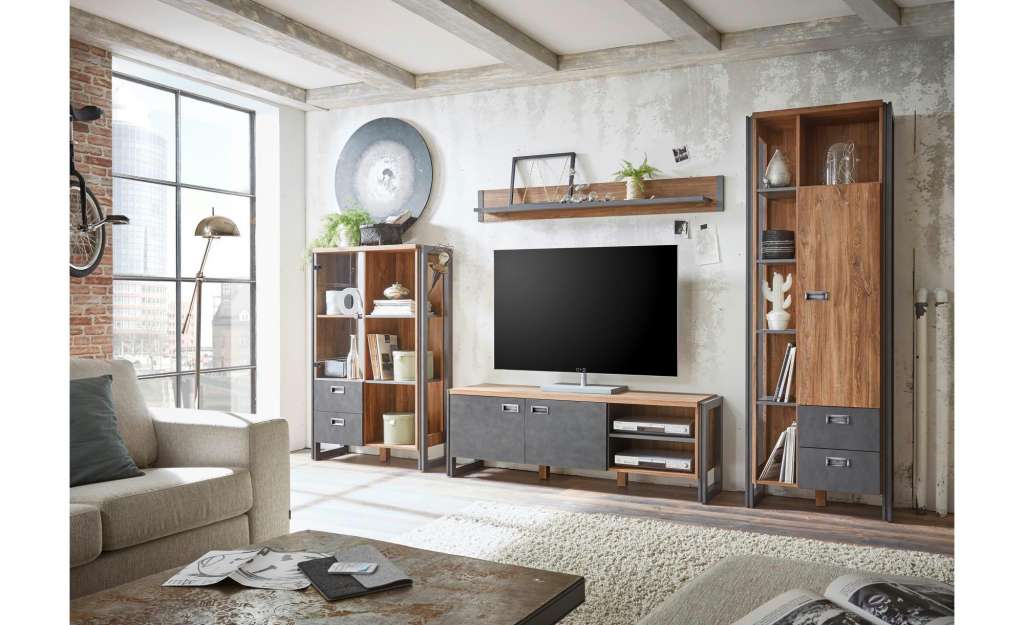 Wohnwand ¦ braun Wohnwände - Höffner