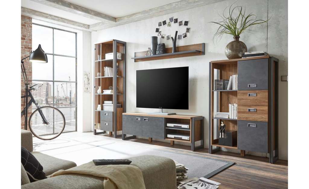 Wohnwand ¦ braun Wohnwände - Höffner