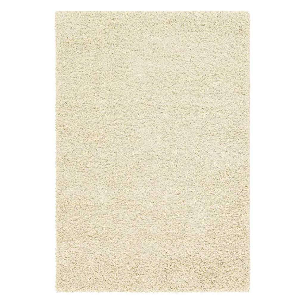 Shaggy Teppich Cremeweiß Hochflor viele Größen - auch Läufer