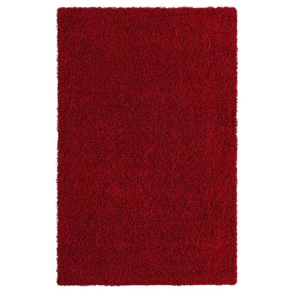 Hochflor Shaggy Teppich in Rot viele Größen - auch Läufer