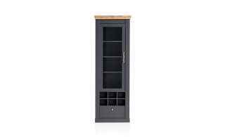 Vitrine ¦ grau Kommoden & Sideboards > Vitrinen - Höffner
