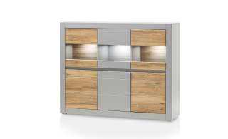 Highboard ¦ grau Kommoden & Sideboards > Highboards - Höffner