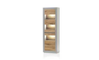 Vitrine ¦ grau Kommoden & Sideboards > Vitrinen - Höffner