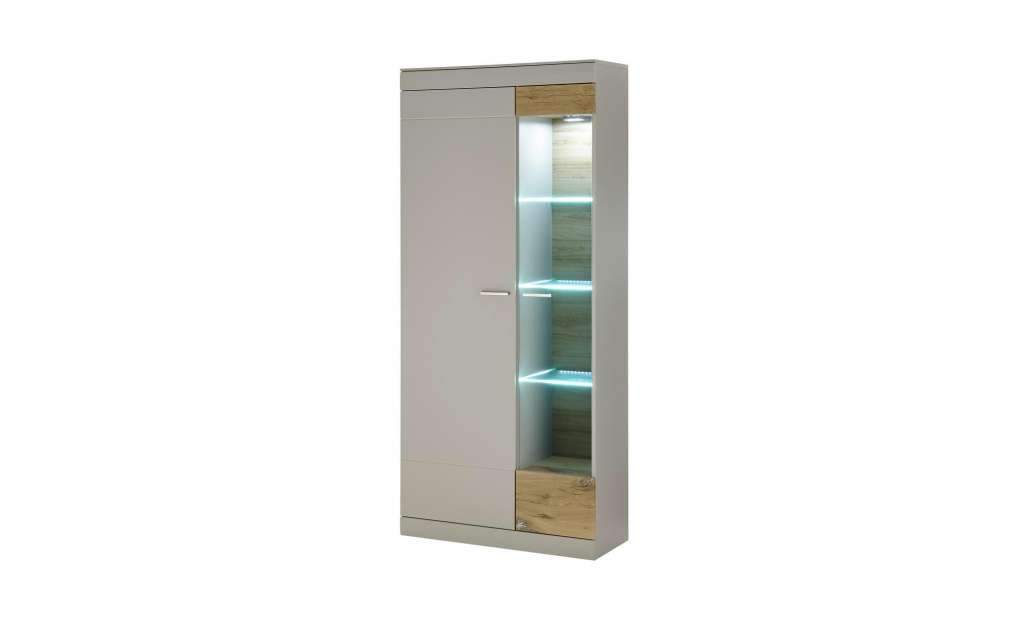 Vitrine ¦ grau Kommoden & Sideboards > Vitrinen - Höffner