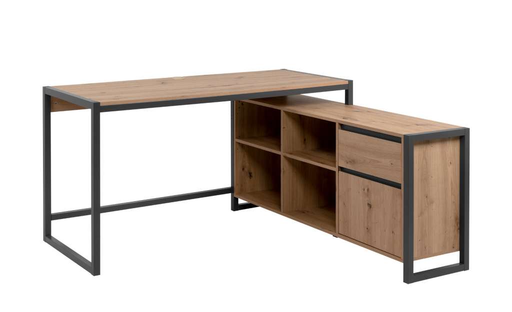 Eck-Schreibtisch  Fiano ¦ holzfarben Tische > Schreibtische - Höffner