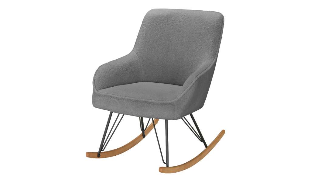 Schaukelstuhl  Leopold ¦ grau Stühle > Esszimmerstühle > Esszimmerstühle mit Armlehnen - Höffner