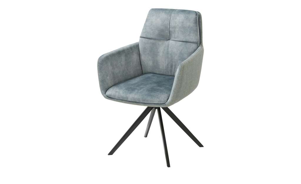 uno Polsterstuhl drehbar  Gismo ¦ grün Stühle > Esszimmerstühle > Esszimmerstühle mit Armlehnen - Höffner